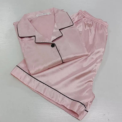 Pyjama Short Satin Prénom Personnalisé