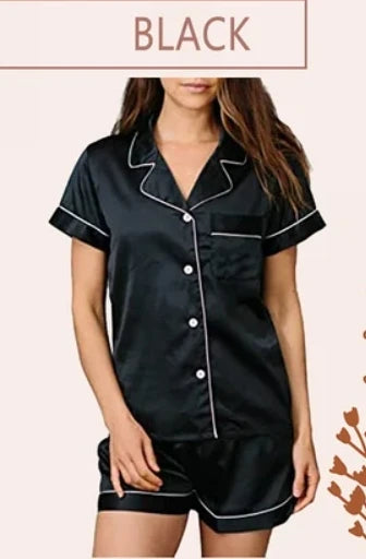 Pyjama Satin Assorti Demoiselles d'Honneur