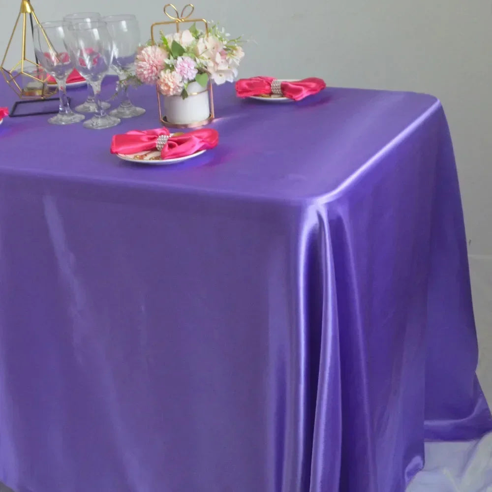 Nappe Satin Mariage Réutilisable