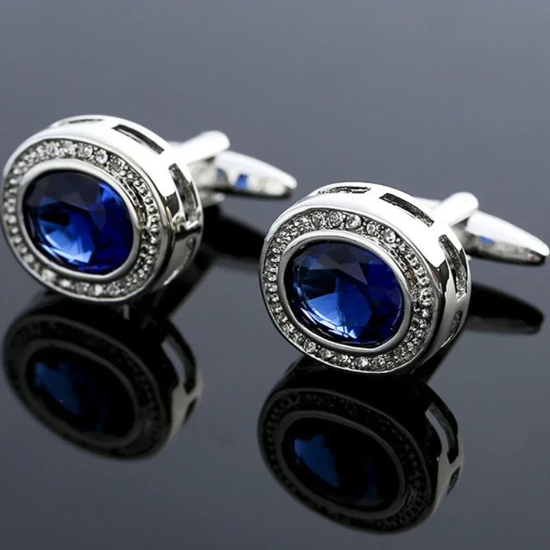 Boutons de manchette mariage ronds colorés