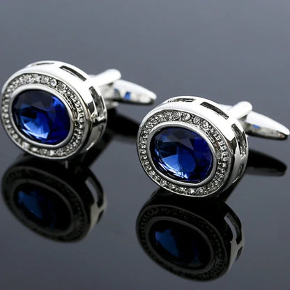 Boutons de manchette mariage ronds colorés