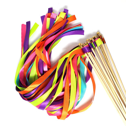 Baguettes ruban mariage multicolores