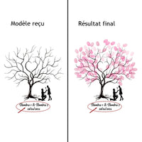 Arbre à Empreintes Original Mariage — vue 2