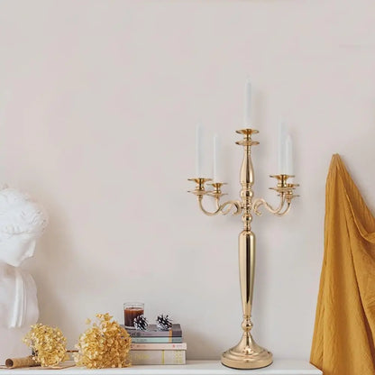 Chandelier Mariage 5 Branches sur Pied