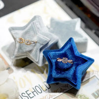 Écrin bague velours forme étoile — vue 3