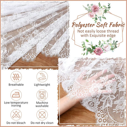 Nappe Dentelle Rectangulaire Roses