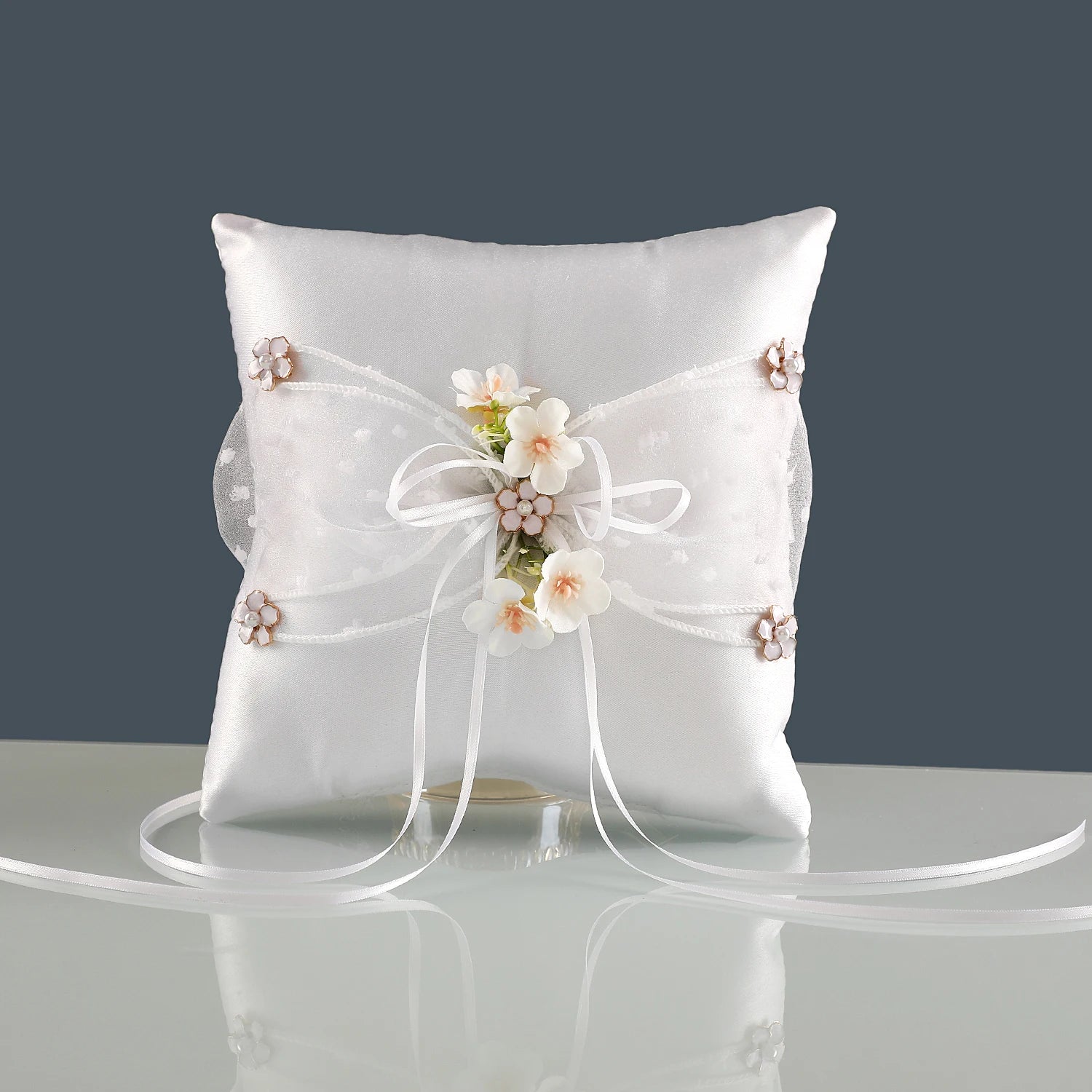 Coussin Alliance Romantique Nœud