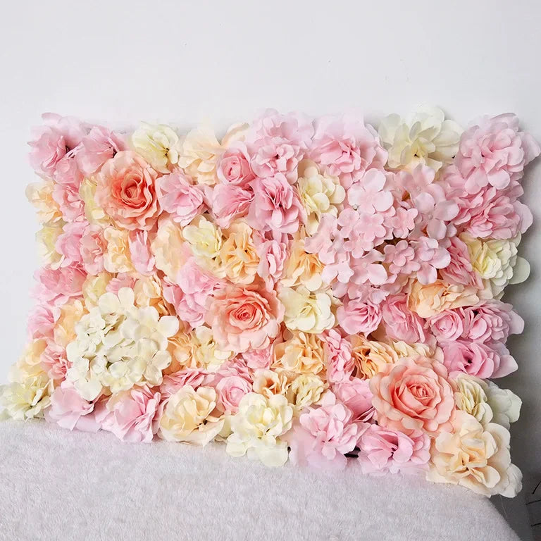 Mur de Roses Artificielles Mariage — vue 10