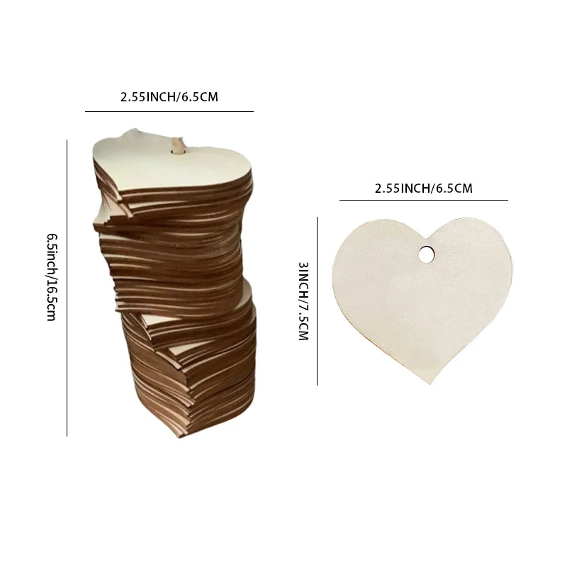 Livre d'Or Mariage Original 72 Cœurs en Bois