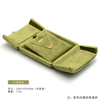 Écrin bague velours vert olive — vue 10