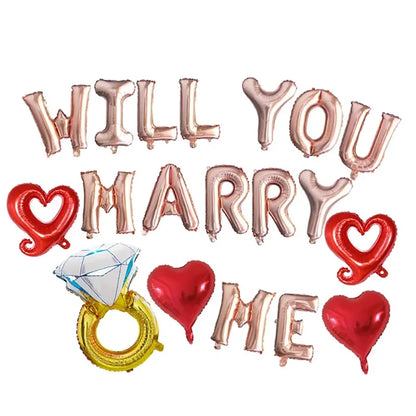 Ballons Will You Marry Me