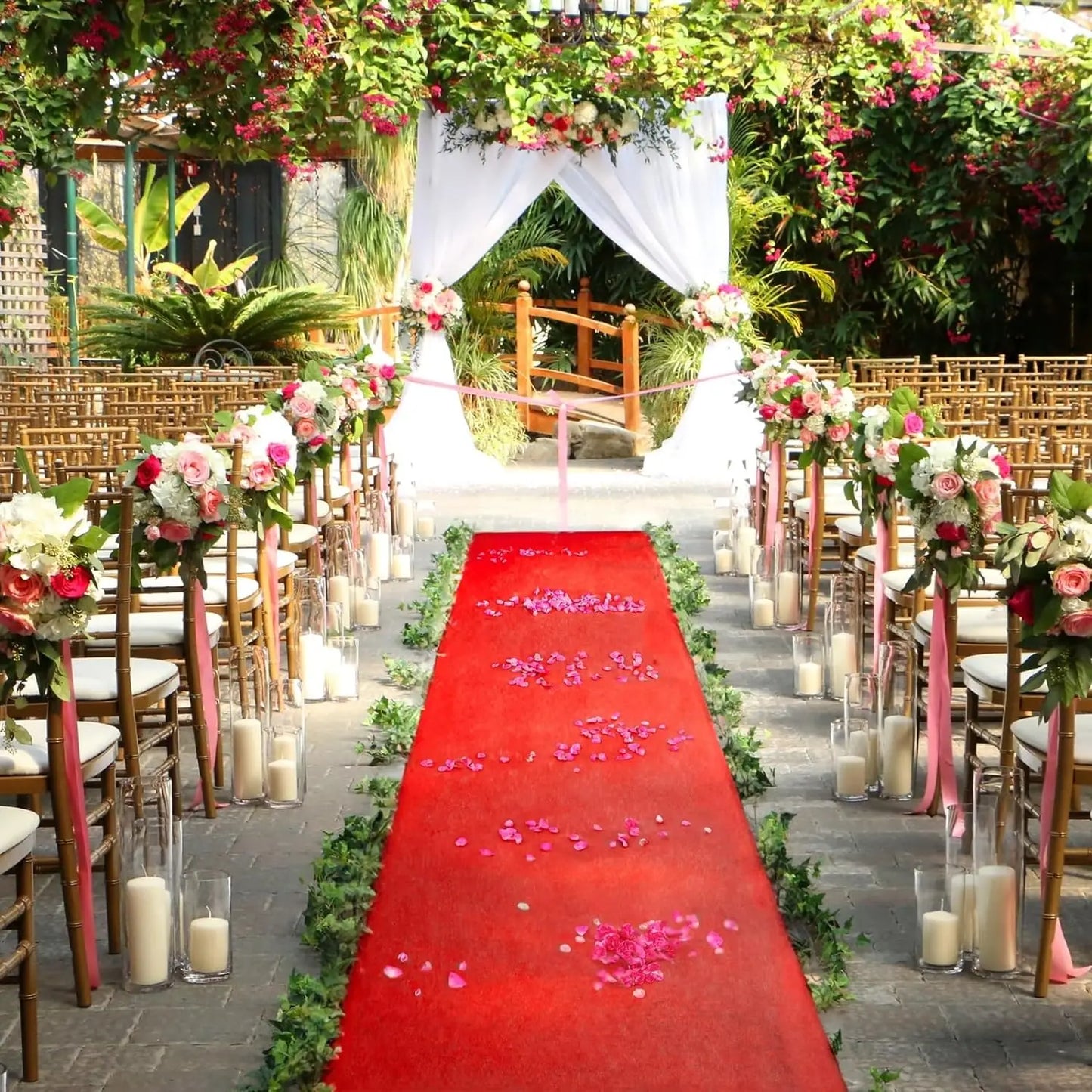 Tapis de Cérémonie Mariage 7 Coloris 3 à 12 m