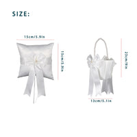 Coussin alliance ivoire et panier perlé — vue 2
