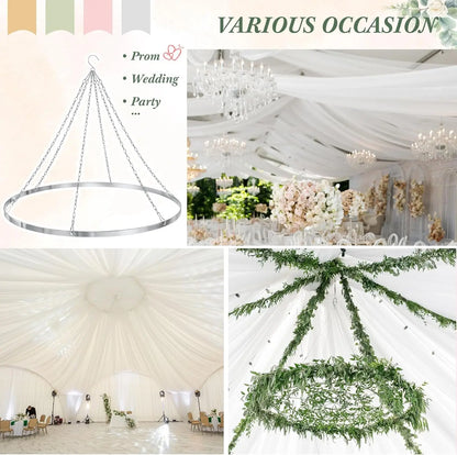 Kit tenture plafond mariage cerceau
