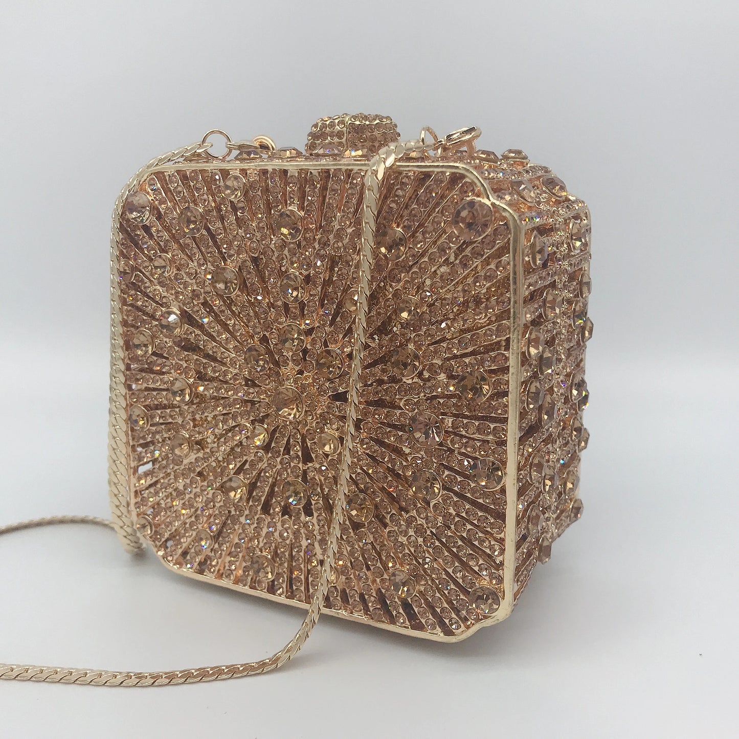 Pochette Mariage Cristal Strass Luxe