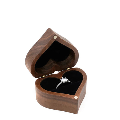 Boîte Alliance Noyer Vintage — Noir simple