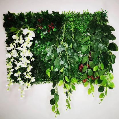 Panneau Mural Fleurs Artificielles