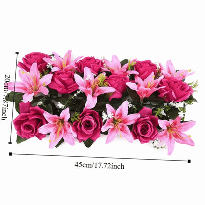 Rangée Roses et Lys Arche Mariage — vue 6