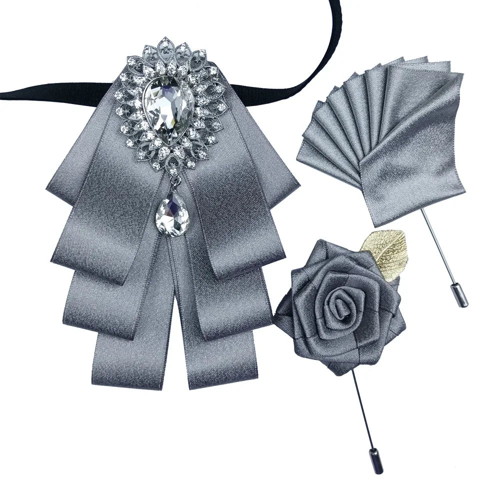 Nœud papillon mariage bijou et pochette — vue 7