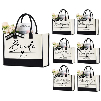 Tote bag EVJF personnalisé au prénom