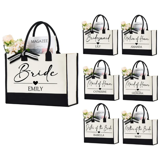 Tote bag EVJF personnalisé au prénom