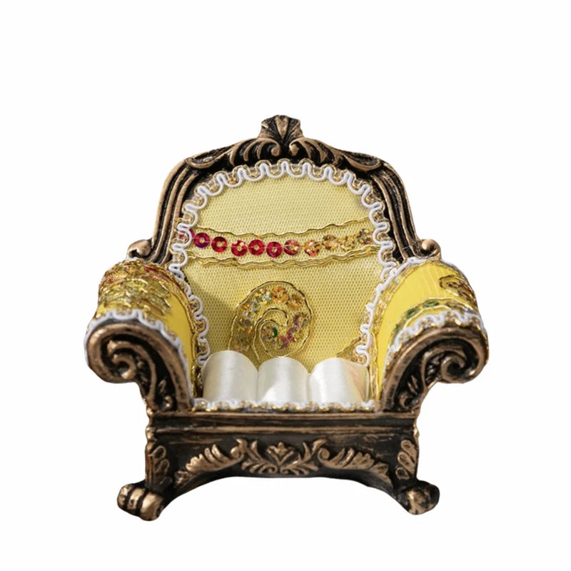 Porte-bagues fauteuil décoratif en résine — vue 14