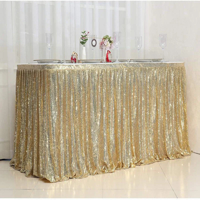Jupe de Table à Sequins Mariage — vue 9