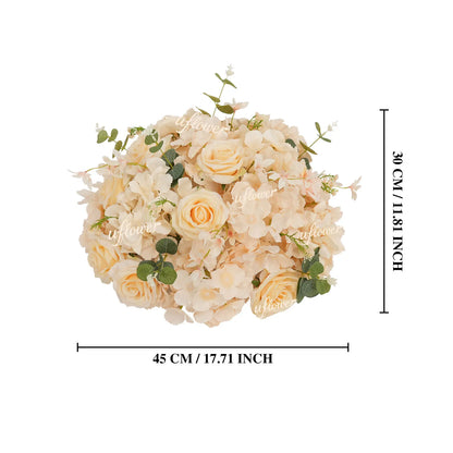 Demi-Boule de Roses Artificielles Mariage — vue 10