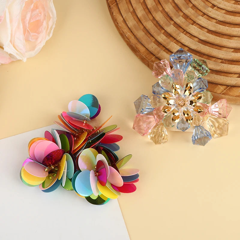 Bijoux de Chaussures Fleurs à Clipser