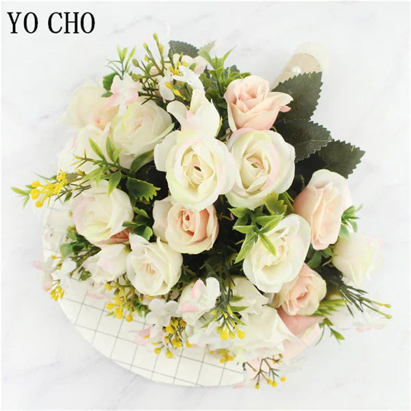 Bouquet Mariée en Roses de Soie