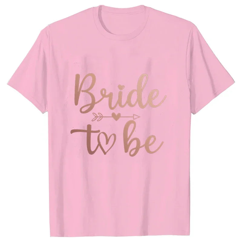 T-shirt EVJF cortège rose gold