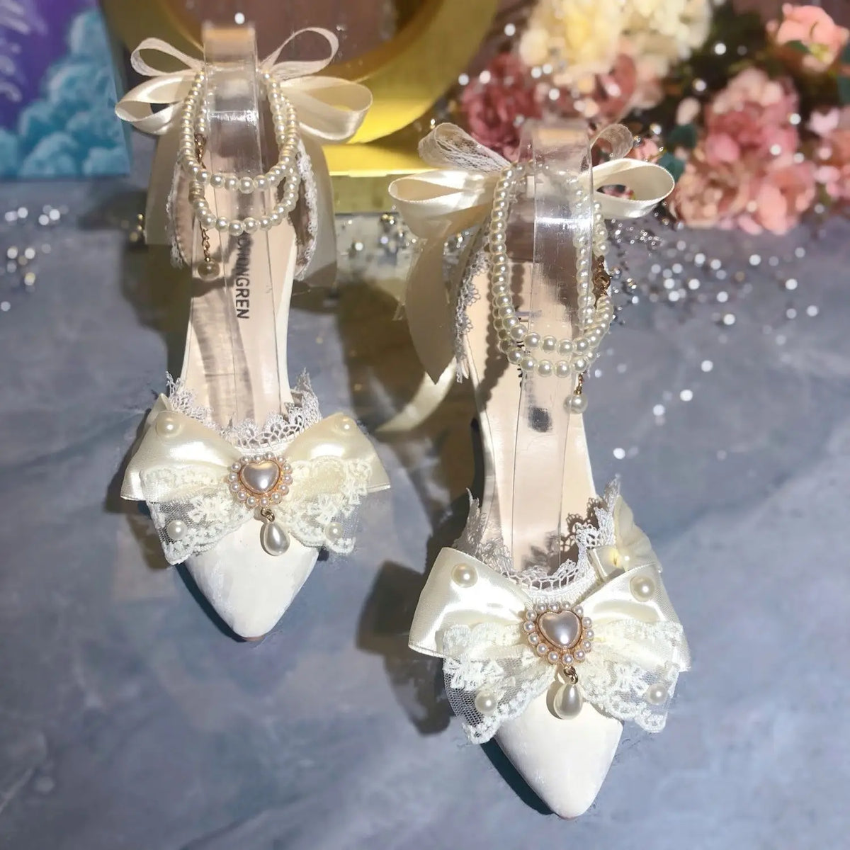 Escarpins Blancs de Mariée