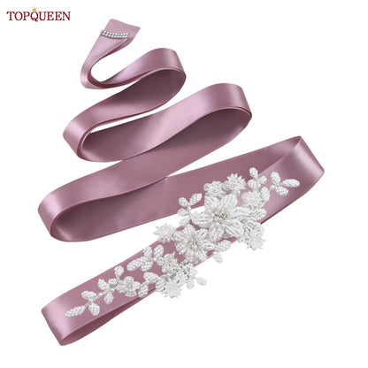 Ceinture robe de mariée perles strass