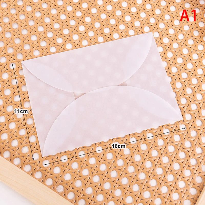 Enveloppes translucides pour faire-part mariage