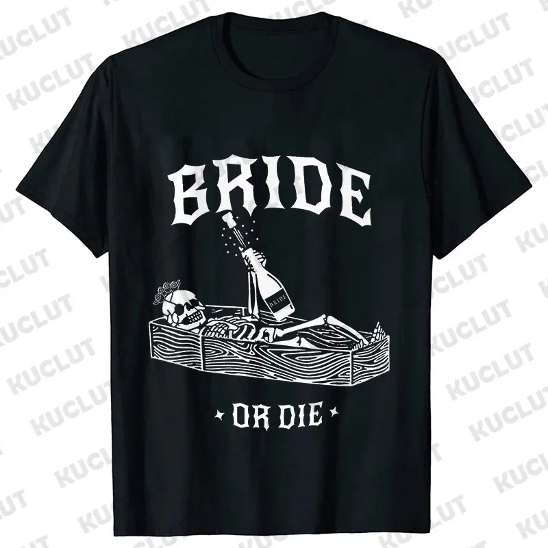 T-shirt EVJF Halloween Bride or Die