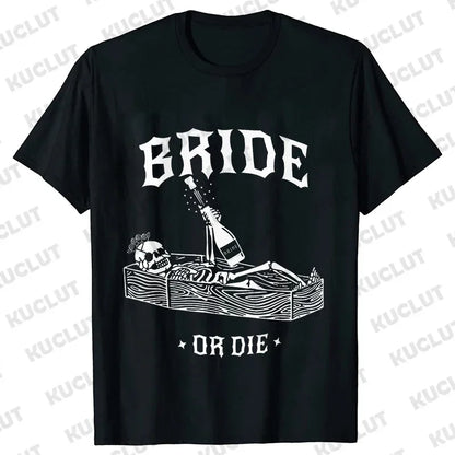 T-shirt EVJF Halloween Bride or Die