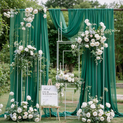 Panneau Voilage Arche Mariage Mousseline