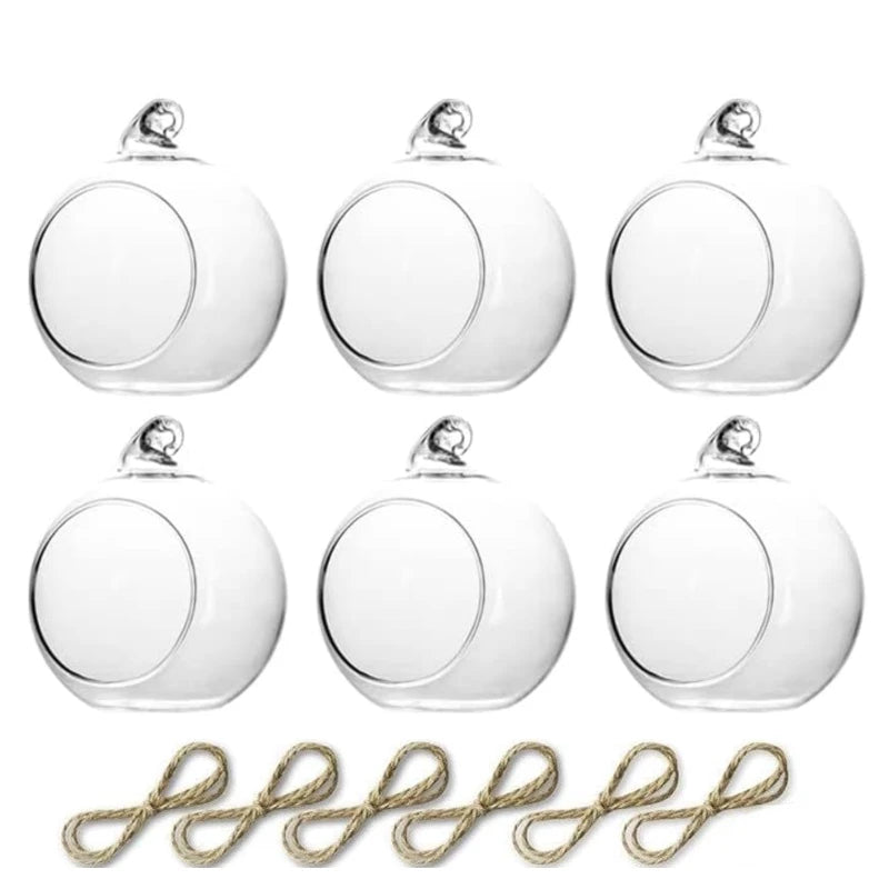 Photophores Suspendus Boule de Verre Mariage
