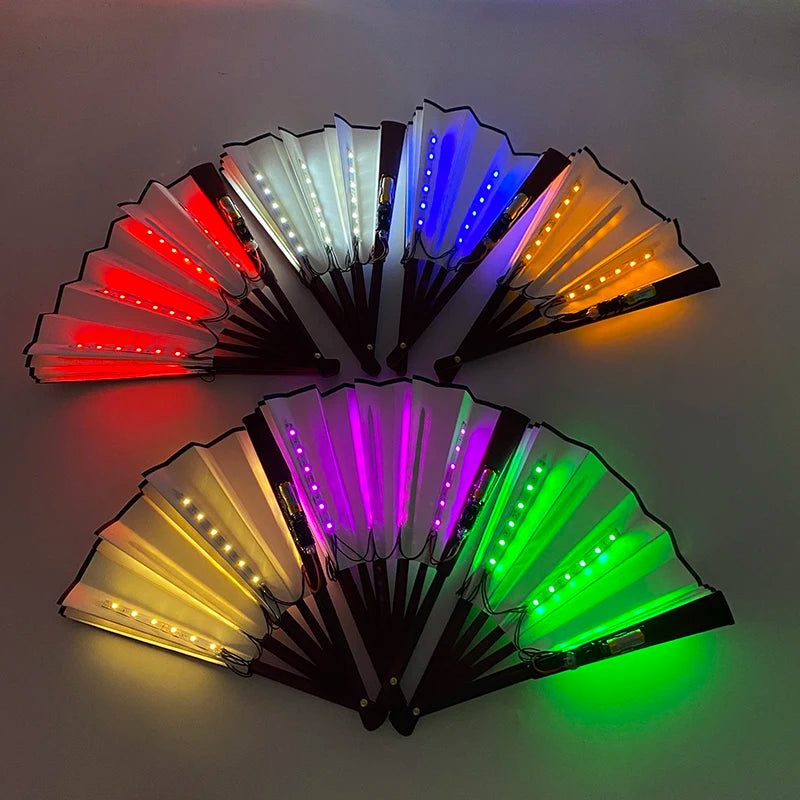 Éventail mariage lumineux LED