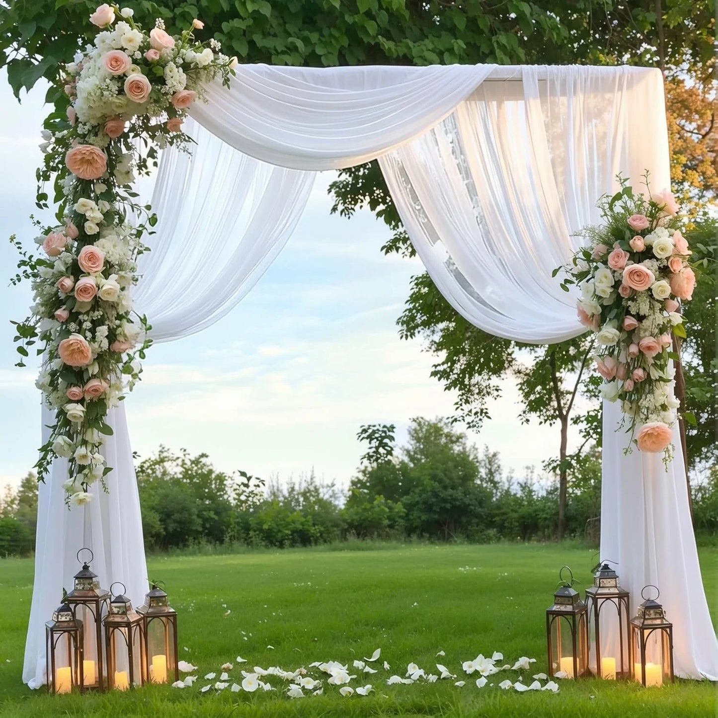 Tissu Arche Mariage Voile Cérémonie