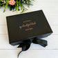 Coffret cadeau mariage personnalisé noir et blanc