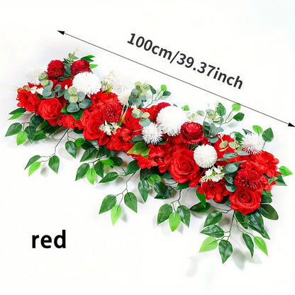 Rangée de Fleurs Artificielles Mariage 100 cm