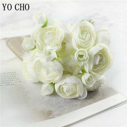 Bouquet de mariée 24 roses artificielles — vue 10