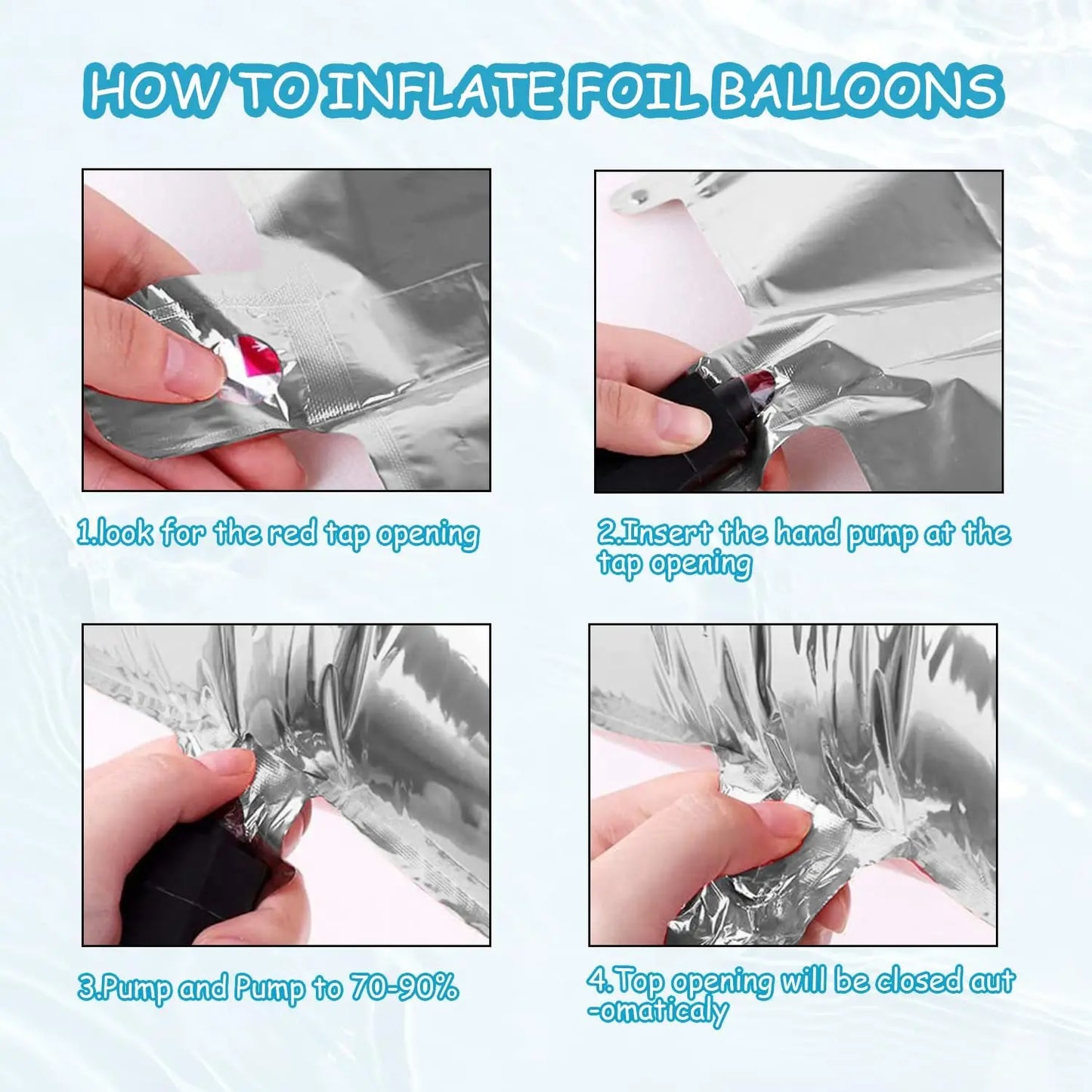 Ballons lettres EVJF bleu et argent