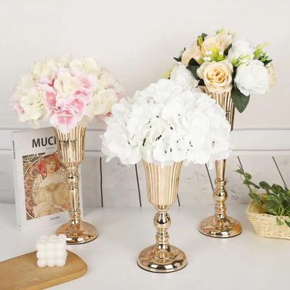 Vase Doré Centre de Table Mariage