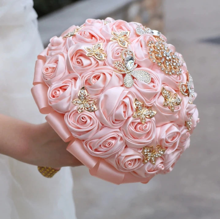 Bouquet de Mariée Broche Perles