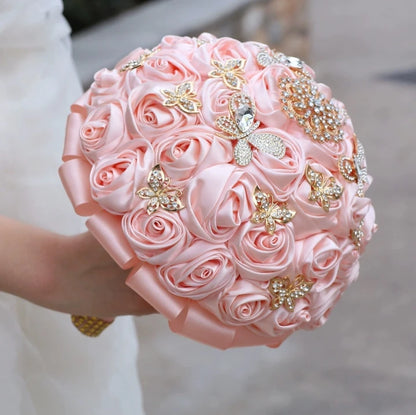 Bouquet de Mariée Broche Perles