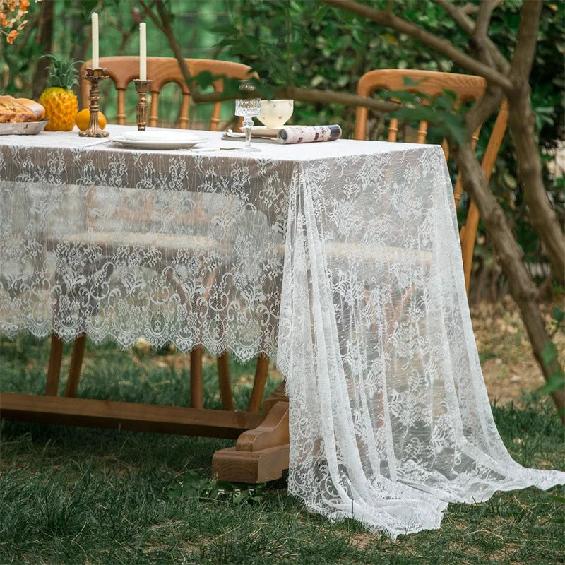 Nappe Dentelle Ajourée Mariage