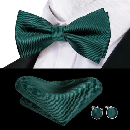Coffret nœud papillon mariage homme vert