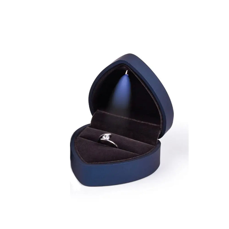 Écrin bague cœur lumineux LED — vue 8